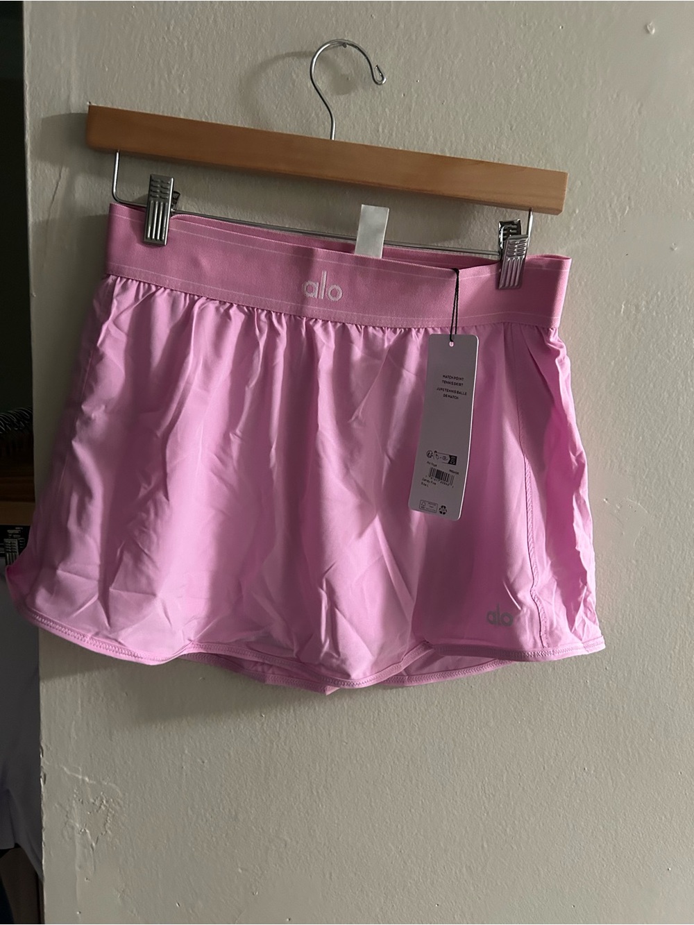 ALO Yoga Pink Athletic Skort with Built-In Shorts